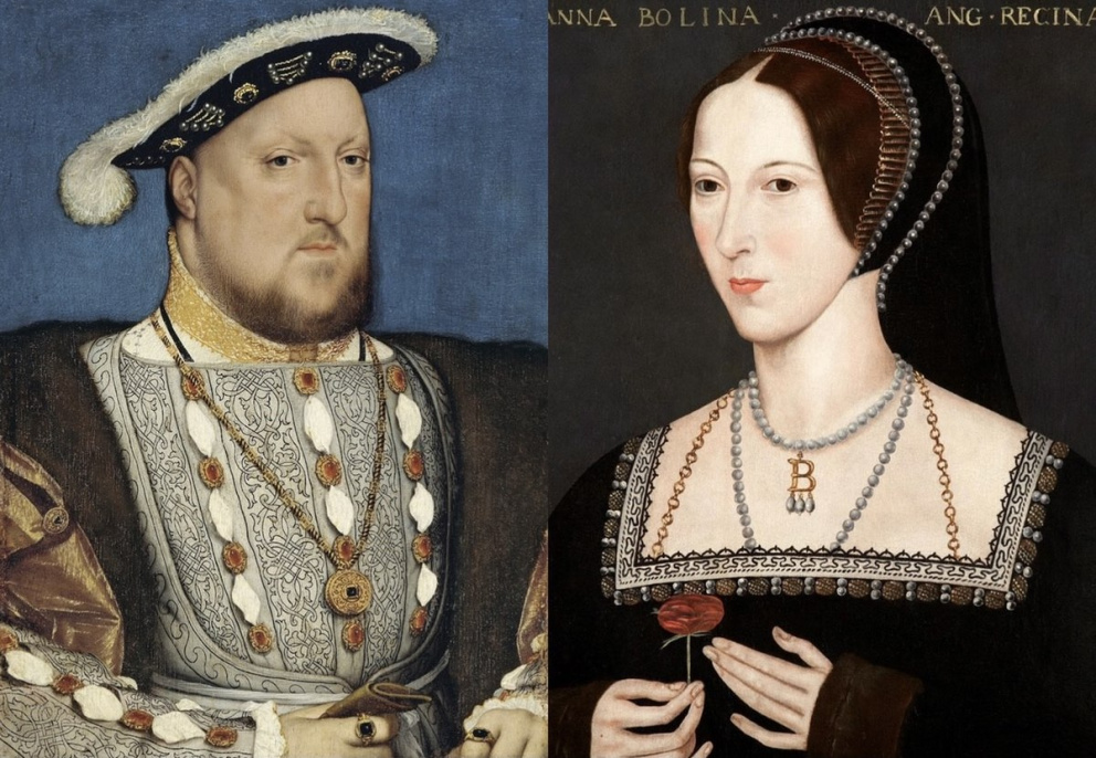 Jindřich II a Anna Boleynová