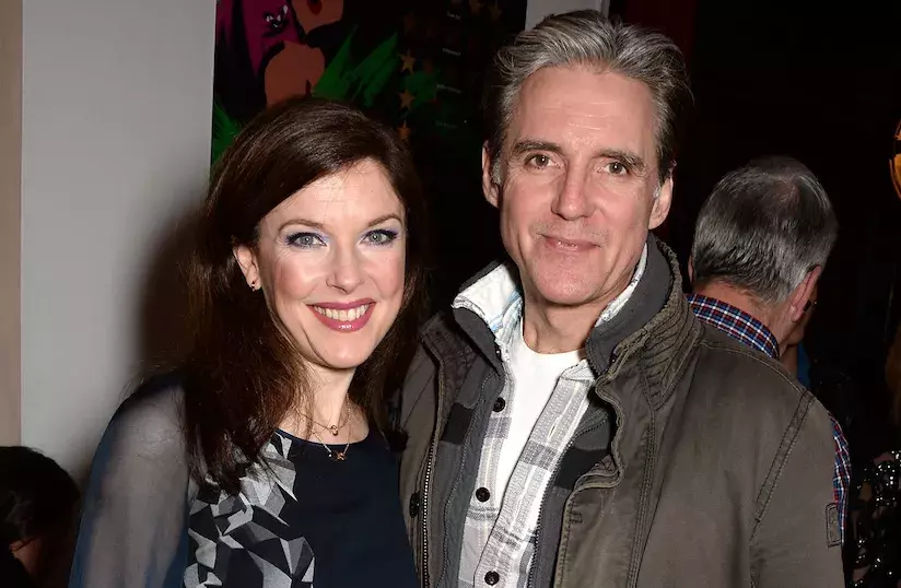 Michael Praed s manželkou