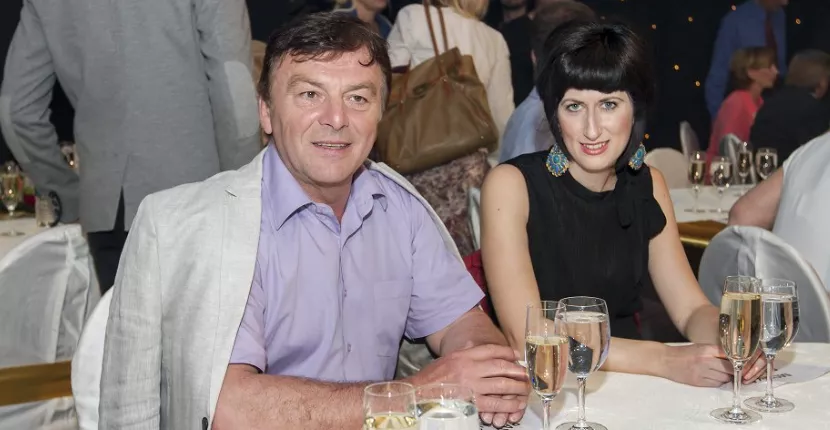 Pavel Trávníček s Monikou