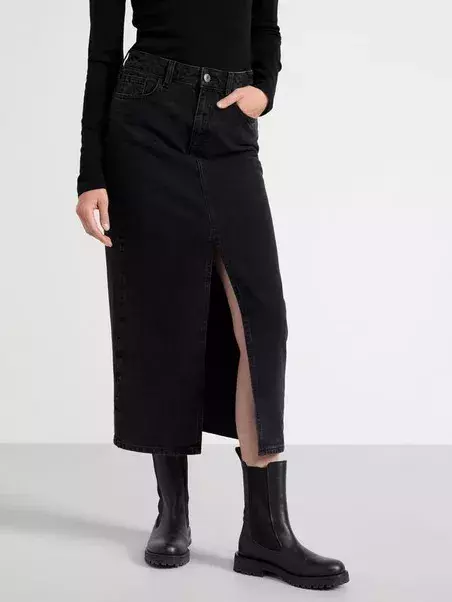 Černá džínová sukně, Lindex