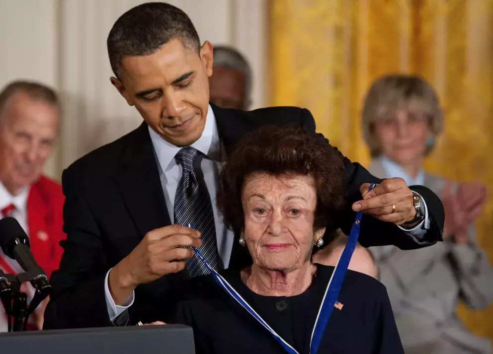 Gerda Weissmann Kleinová a Barack Obama
