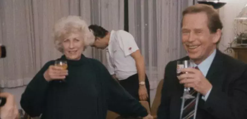Olga Havlová a Václav Havel