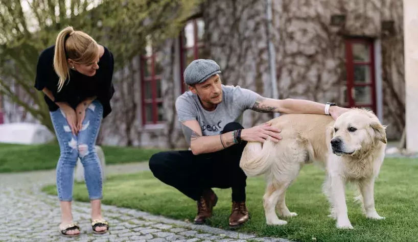 Gabriela Soukalová a Miloš Kadeřábek