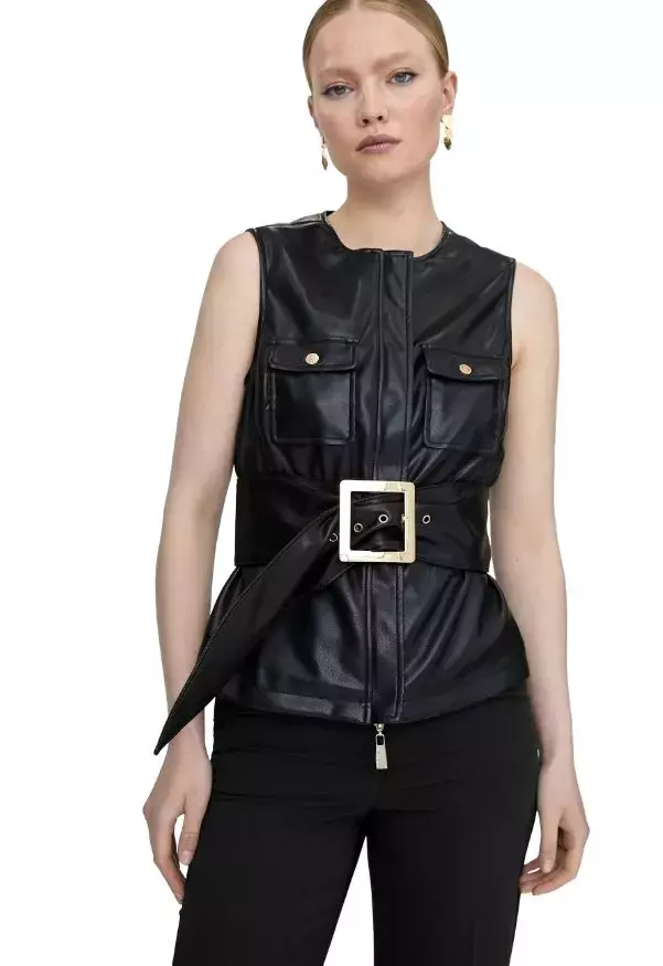 široký černý s výraznou přezkou Lola Casademunt