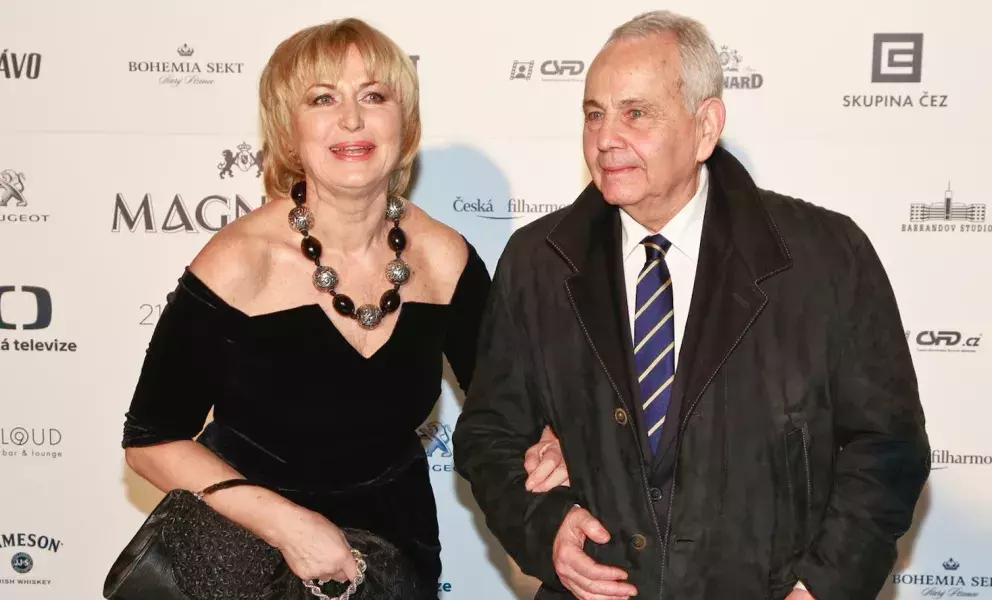 Eliška Balzerová s manželem