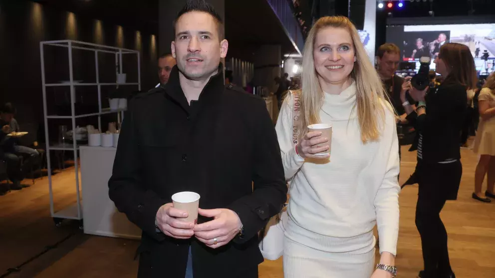 Tomáš Plekanec a Lucie Šafářová