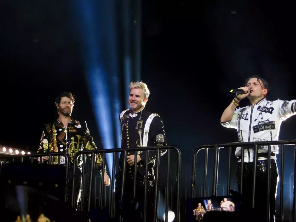 Take That na koncertě v roce 2017