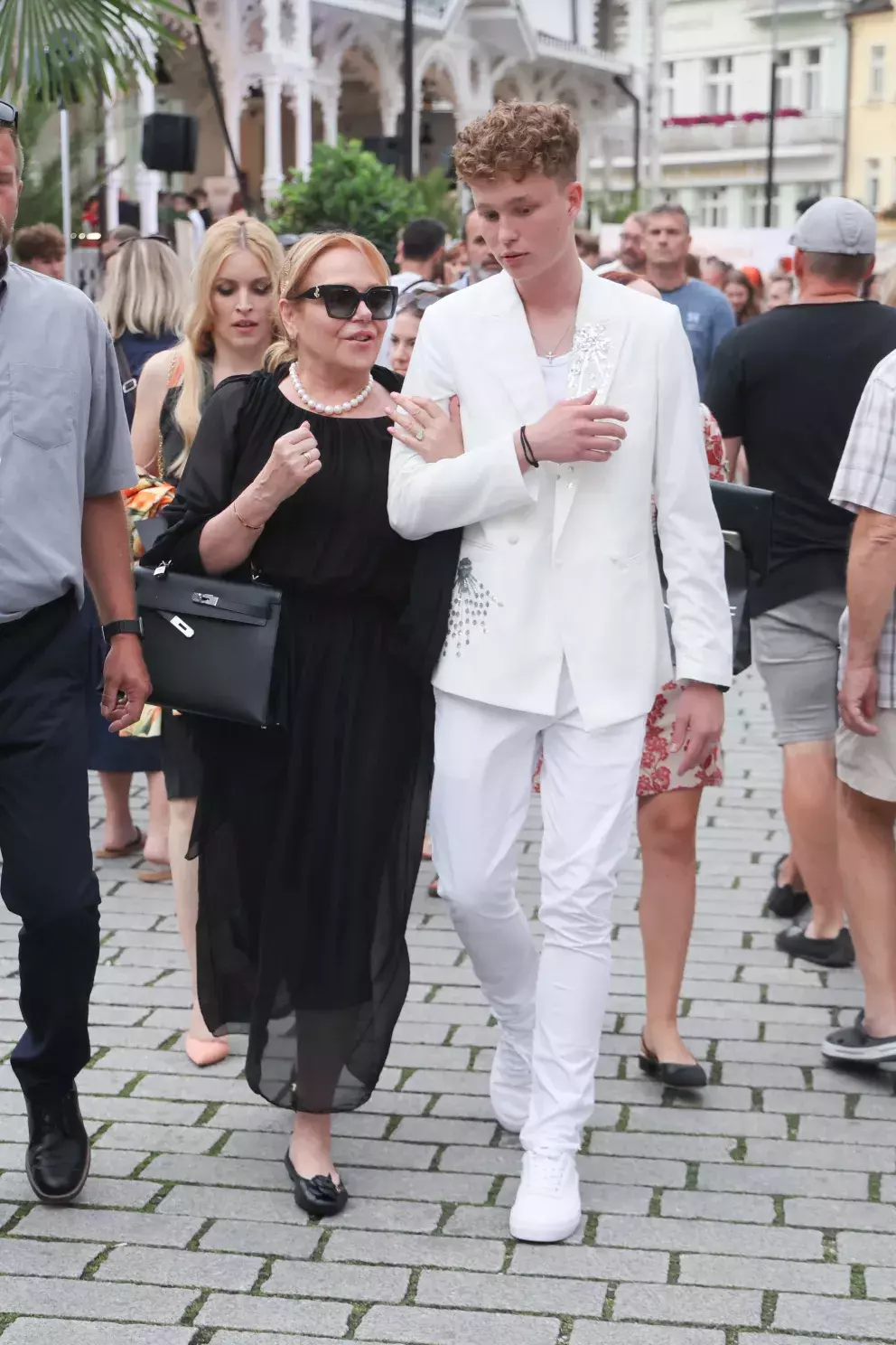 Dagmar Havlová na kolonádě