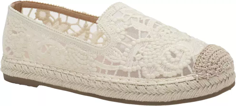 Krémové espadrilky