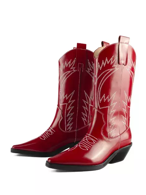 Kožené kovbojské boty, L37, 6499 Kč