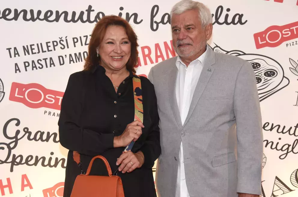Zlata Adamovská a Petr Štěpánek