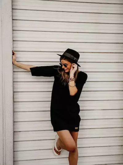 Módní kousky v černé barvě