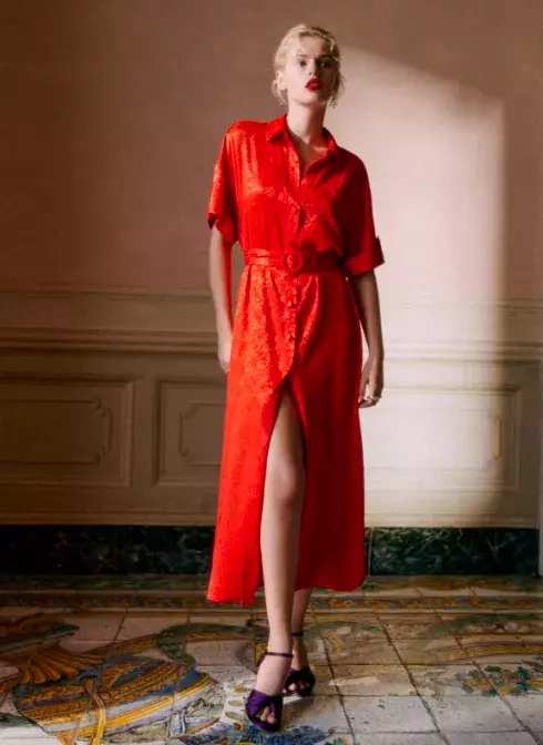 Košilové šaty, Sézane, 160 eur