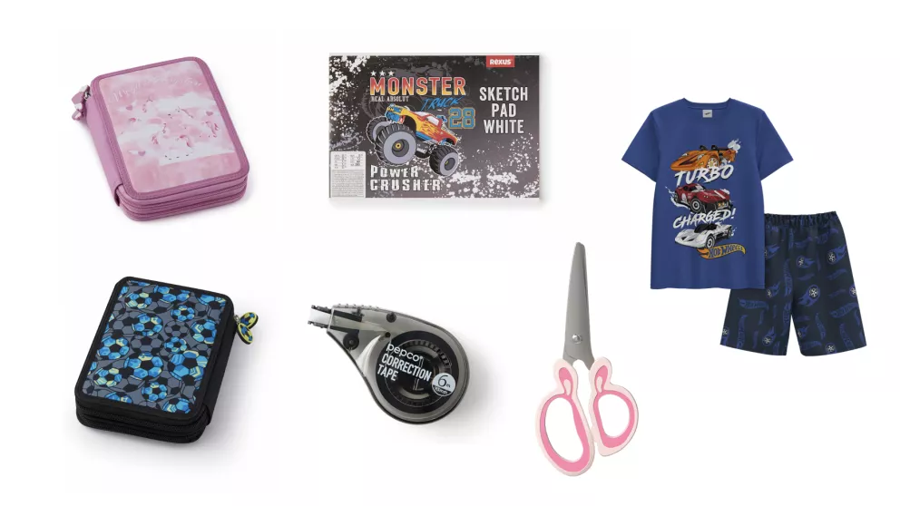 Školní potřeby a doplňky