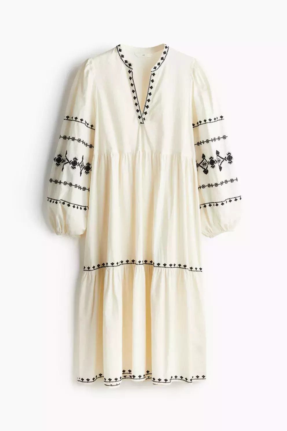 Tunikové šaty s výšivkou