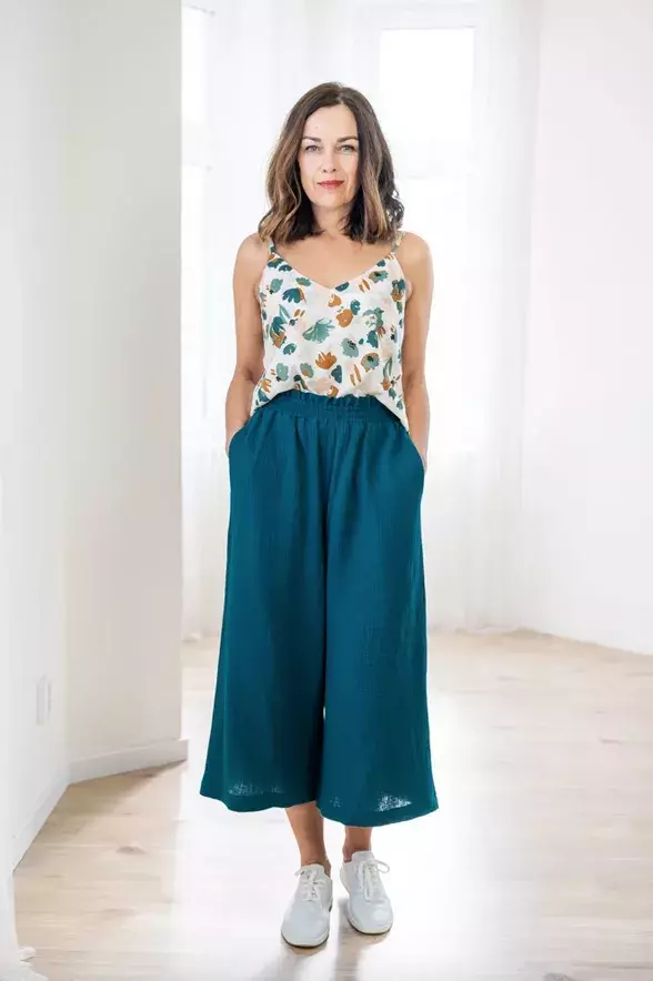 Mušelínové culottes Esme
