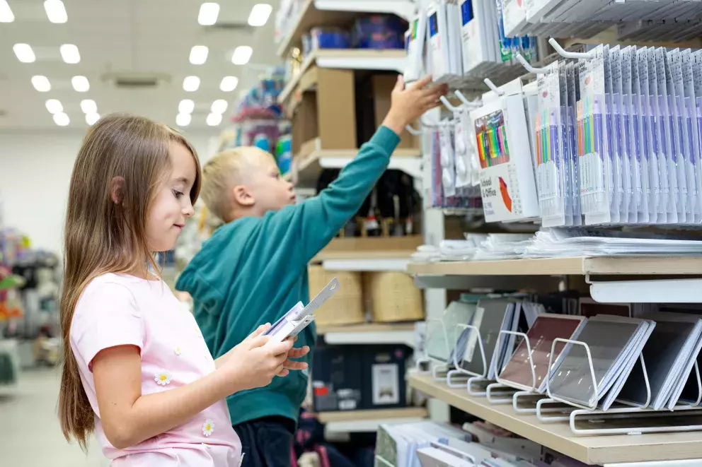 Nechte děti vybrat si školní potřeby samy