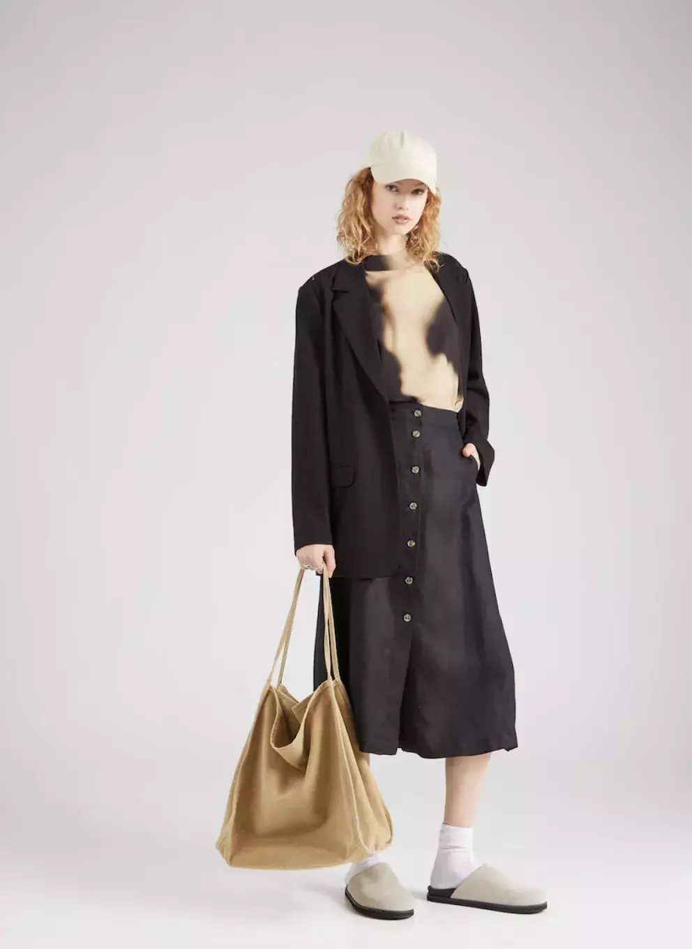 SELECTED FEMME, teplá sukně, Černá, Zalando, 1949 Kč