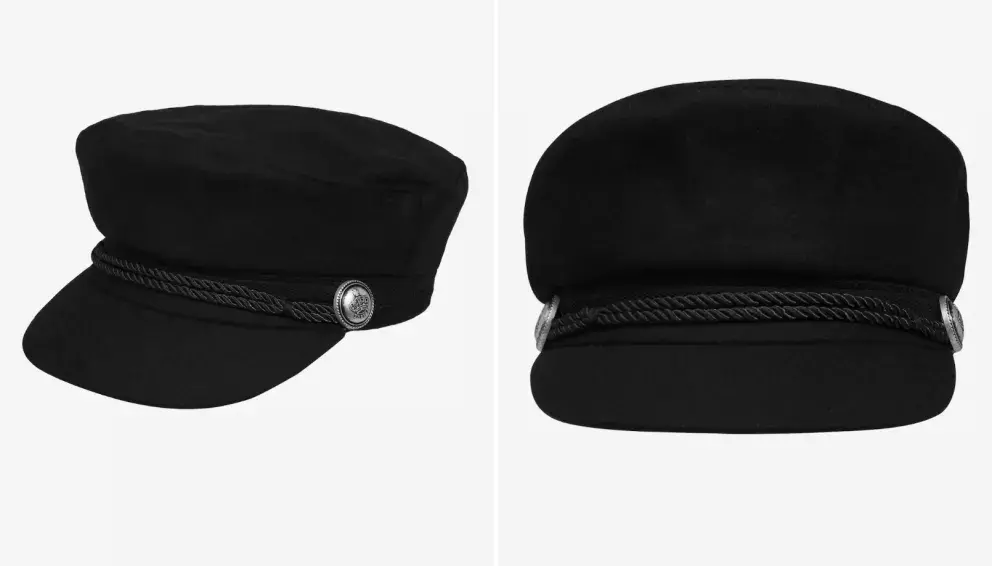 Čepice s kšiltem 'Angelina', Černá, About you, 469 Kč