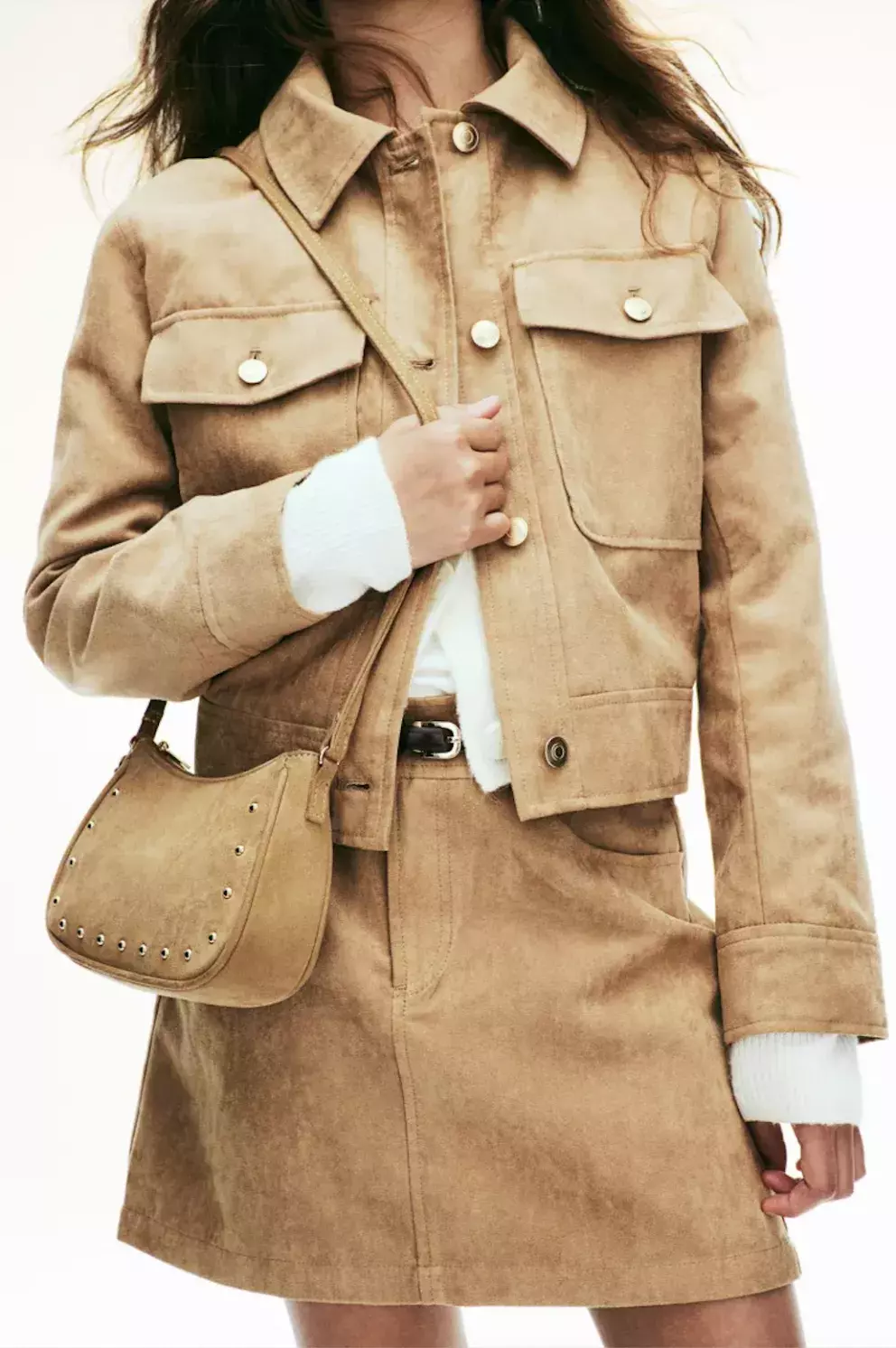 Nopková kabelka crossbody, H&M, 479 Kč