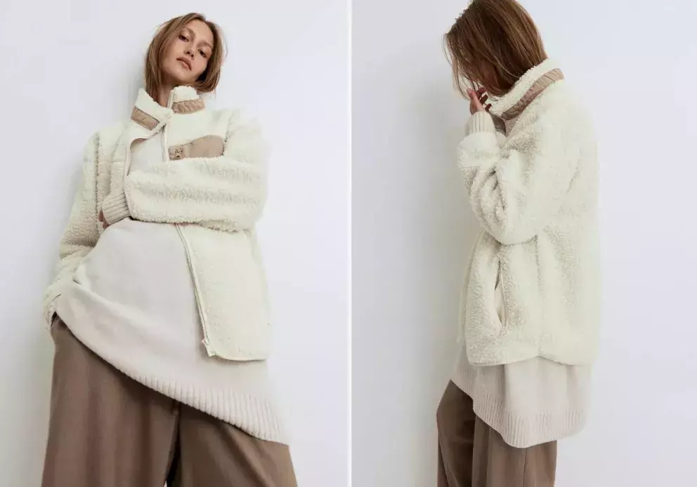 Plyšová bunda, H&M, 959 Kč