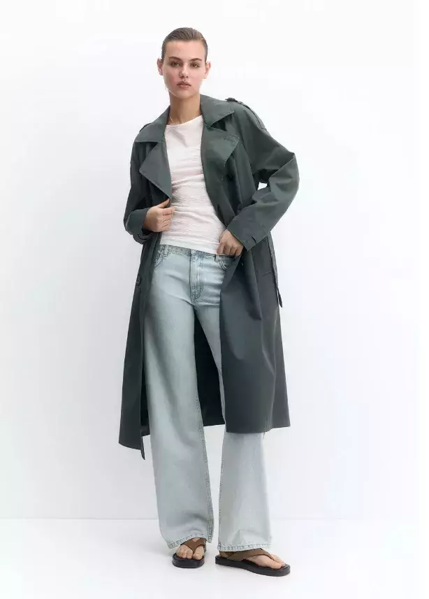 Trenčkot, PULL&BEAR, 1 199 Kč