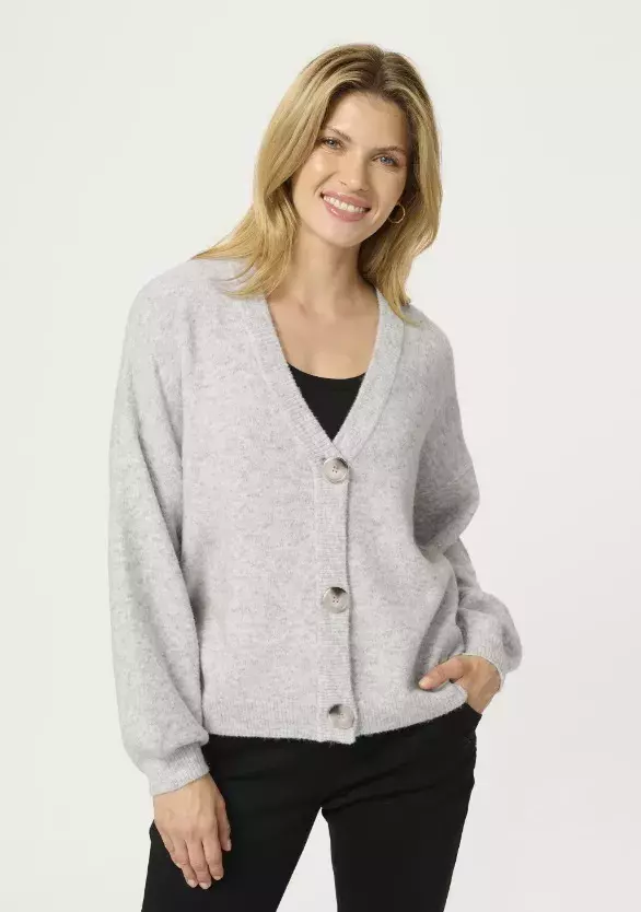 Šedý propínací svetr s knoflíky, Cream, 1 730 Kč