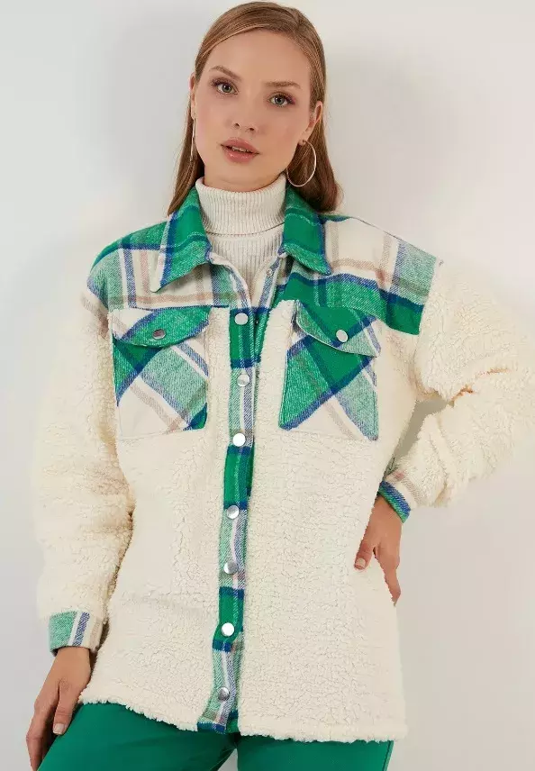 Krátký plyšový kabát, LELA, 1 739 Kč