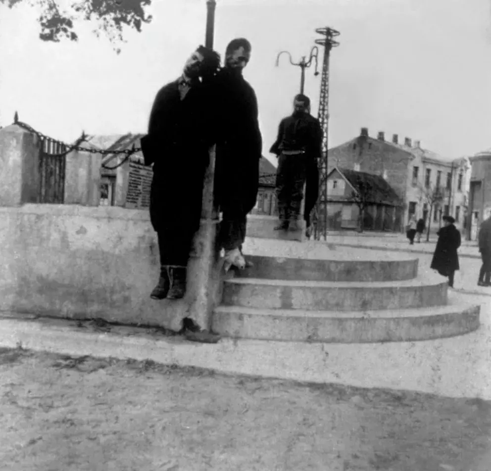 Poprava německých kolaborantů