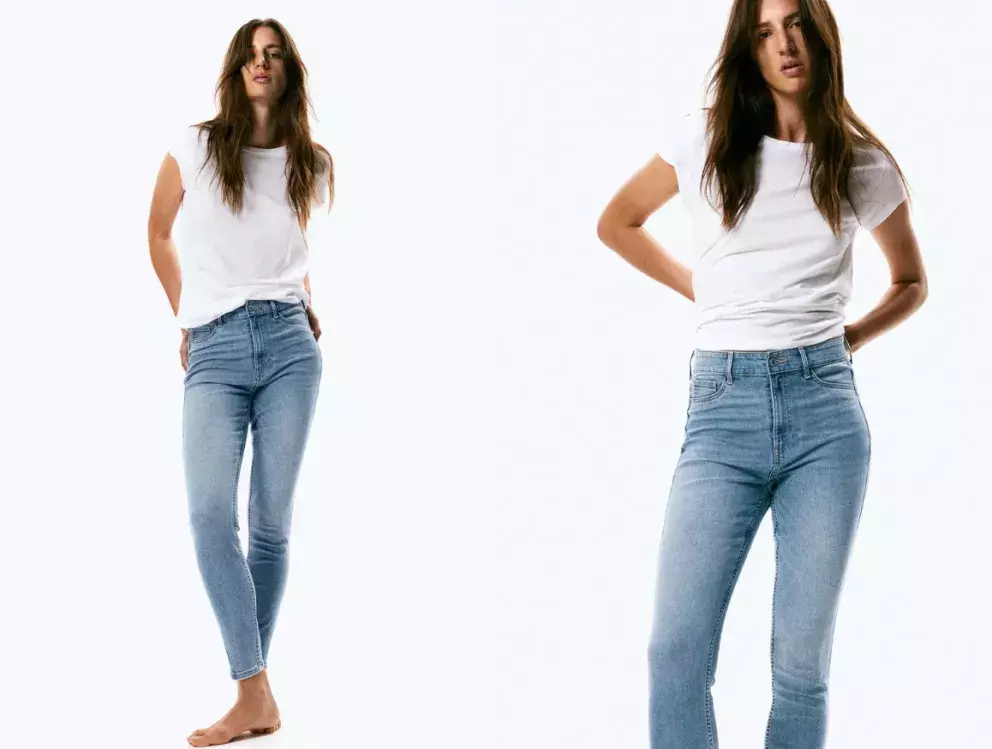 Ultra High Ankle džíny, H&M, 599 Kč