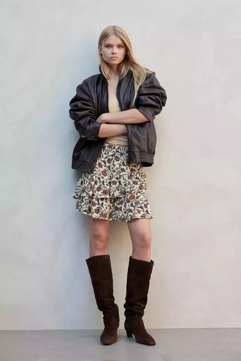 Volánová minisukně, H&M, 479 Kč