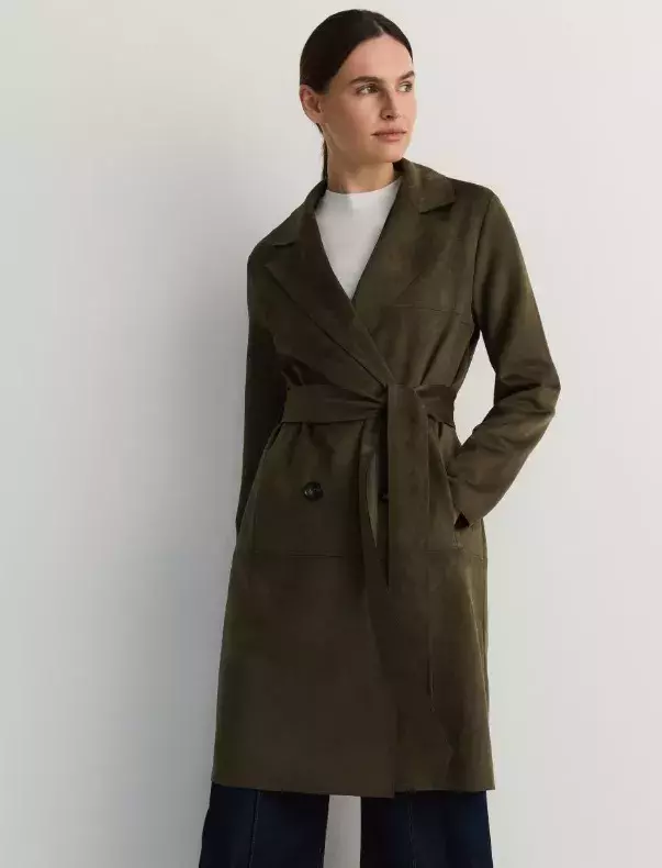 Kabát z umělého semiše, Reserved, 1 199 Kč