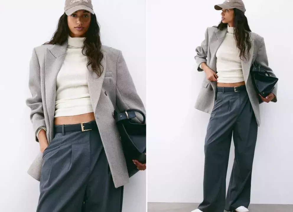 Svetr z kašmírové směsi s rolákem, H&M, 1 459 Kč