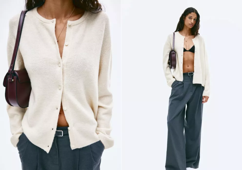 Propínací svetr, H&M, 549 Kč 