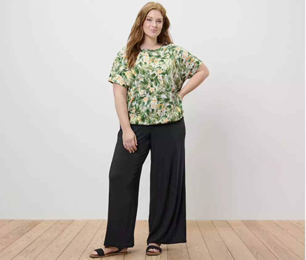 Kalhoty se širokými nohavicemi