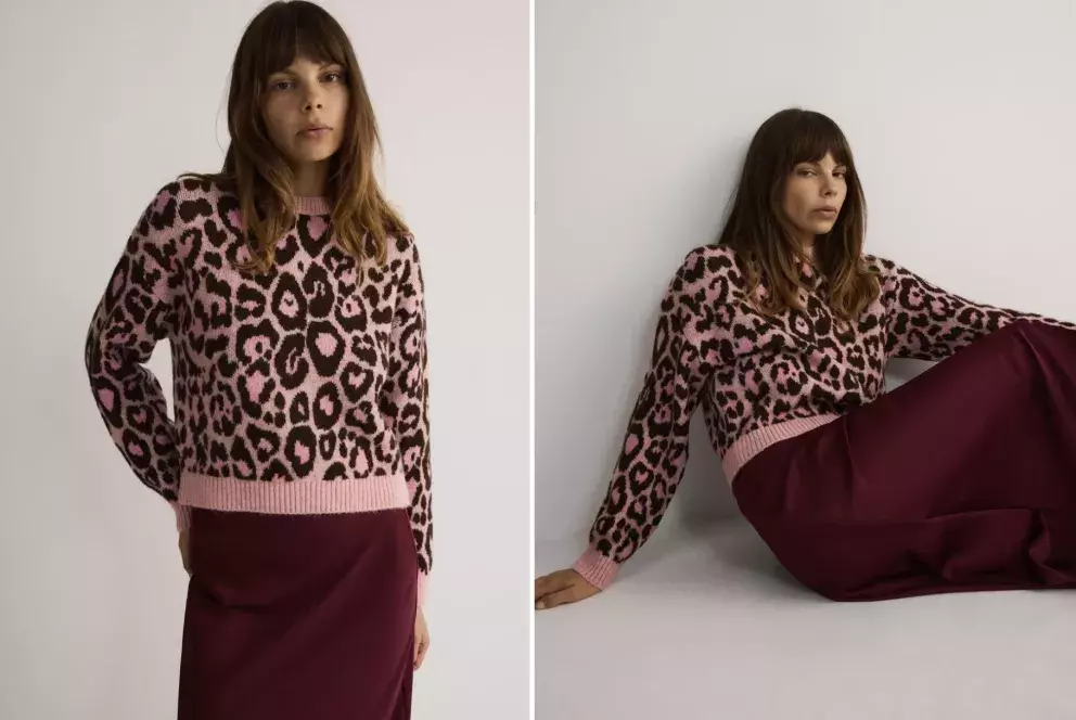Svetr se zvířecím vzorem, Reserved, 899 Kč