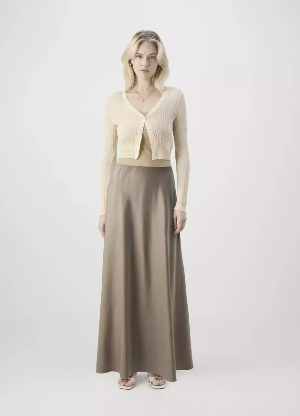 Maxi sukně - mocha meringue, MSCH Copenhagen, Zalando, 1440 Kč