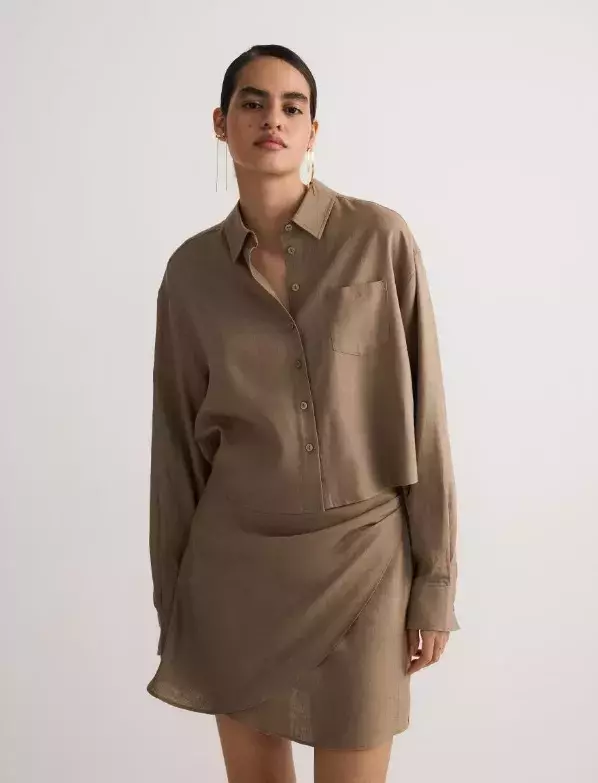 Řasená mini sukně, Reserved,  499 Kč