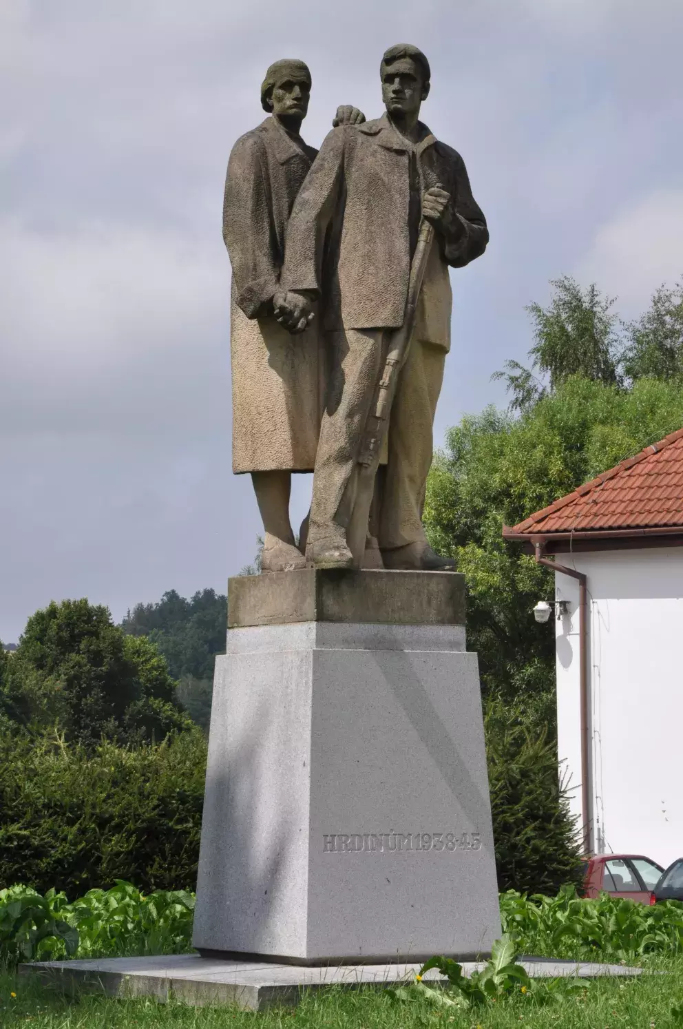 Pomník obětem druhé světové války v Třešti