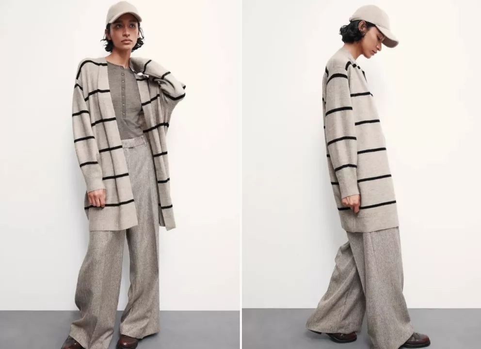 Dlouhý propínací svetr, H&M, 479 Kč