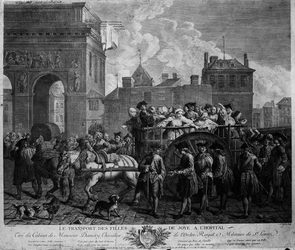 <p>Londýnskými ulicemi projíždí vůz s prostitutkami Obecné sbírky Klíčová slova: Prostituce</p>
