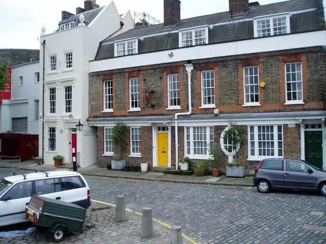 <p>Dnešní podoba Bankside, centra neřesti mezi 12.-15. stoletím</p>
