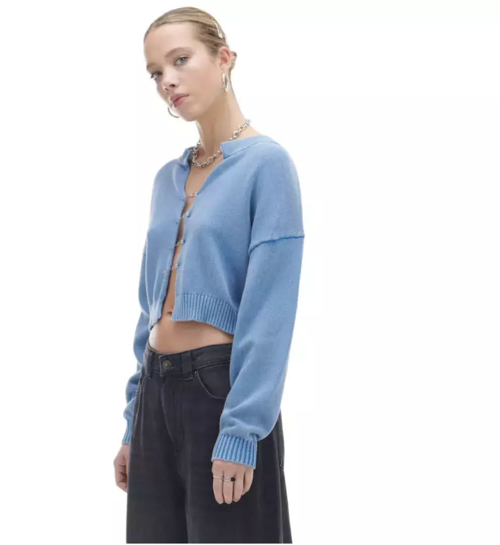 Svetr z mohérové směsi, H&M, 2799 Kč