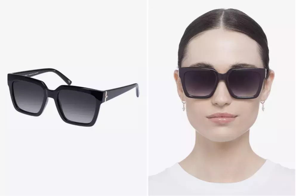 LE SPECS, Sluneční brýle, Černá, About you, 1304 Kč