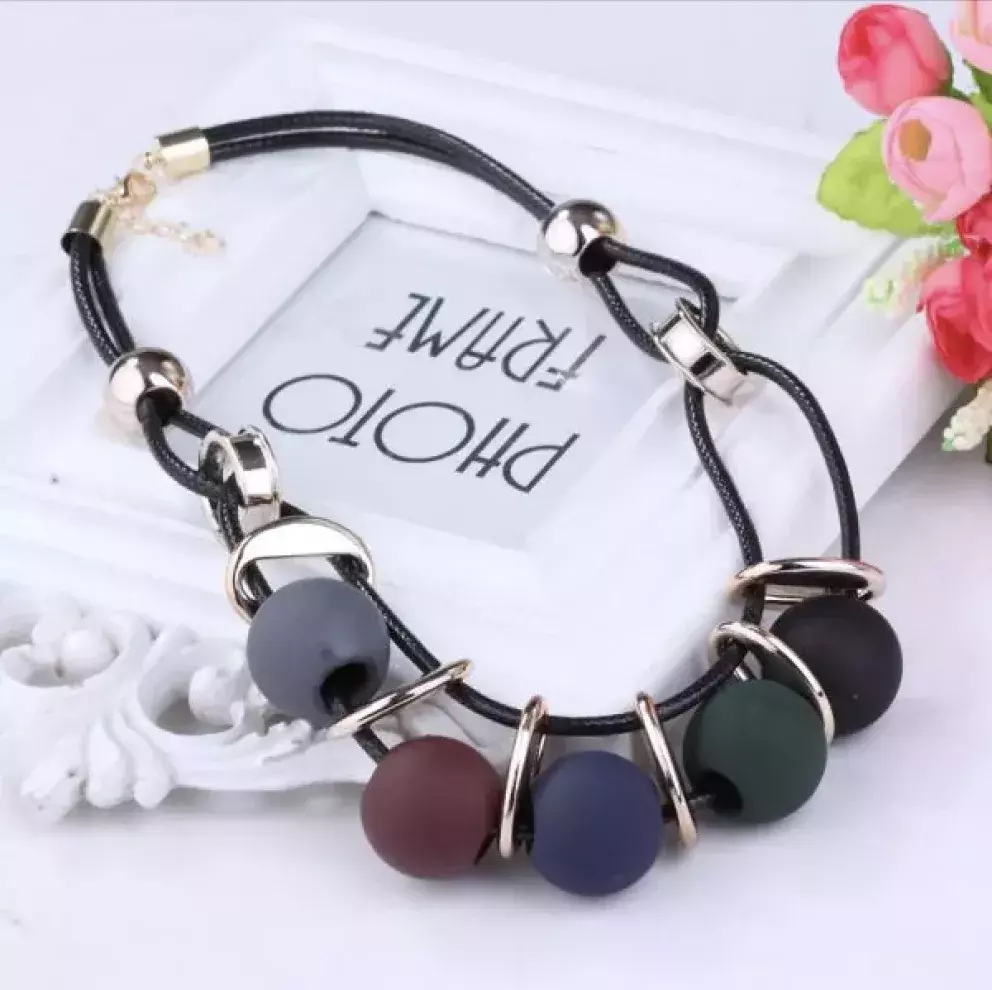 Masivní náhrdelník Party Color Balls, Foy style, 329 Kč