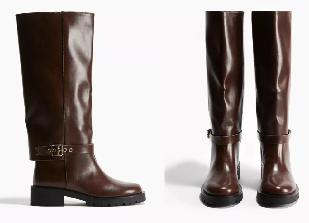 Kozačky po kolena, H&M, v hnědé i černé barvě, 1899 Kč