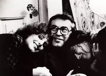 <p>Maggie Wheeler s Milošem Formanem ve filmu Novoroční večírek</p>
