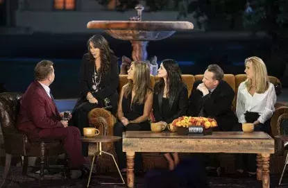 <p>Maggie Wheeler v reunionu Přátel</p>
