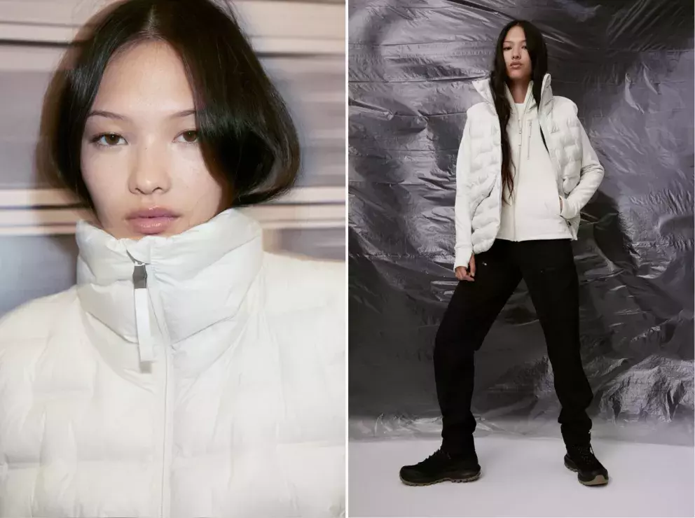 Prošívaná vesta z materiálu ThermoMove™, také v černé, H&M, 1 199 Kč