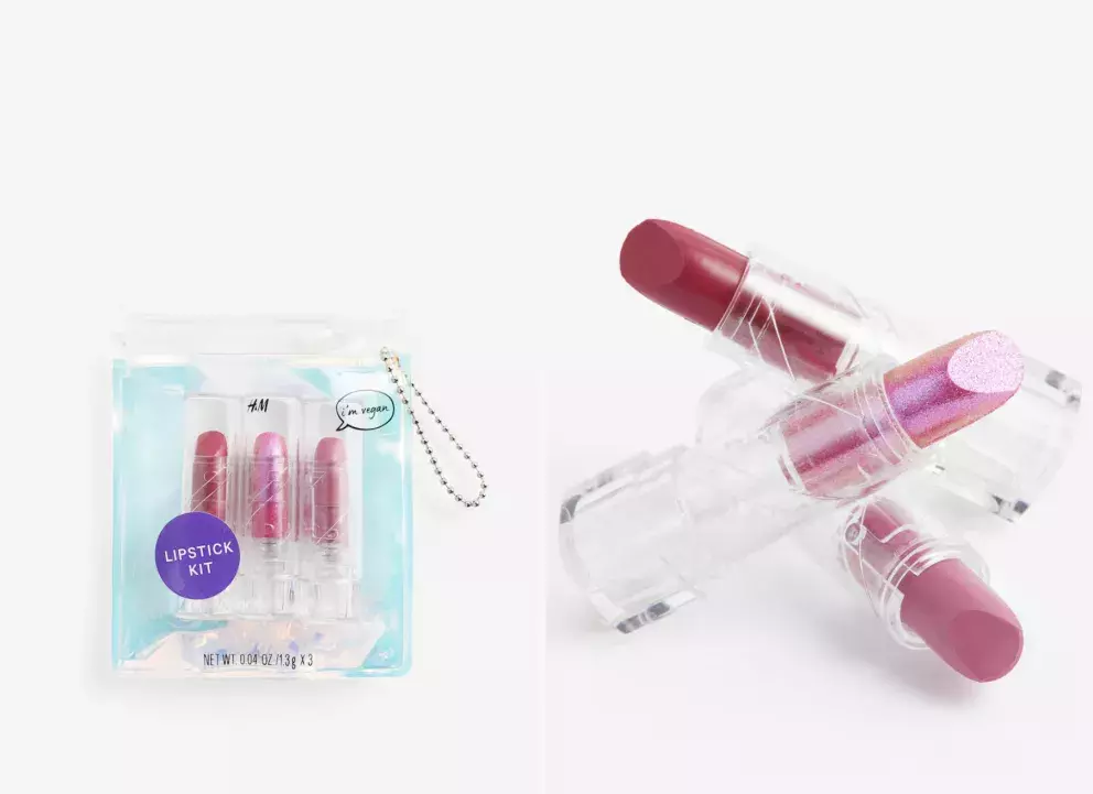 Rtěnka mini 3 kusy, H&M, 179 Kč